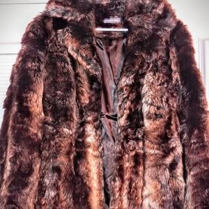Michaela Louisa Dasco fur coat